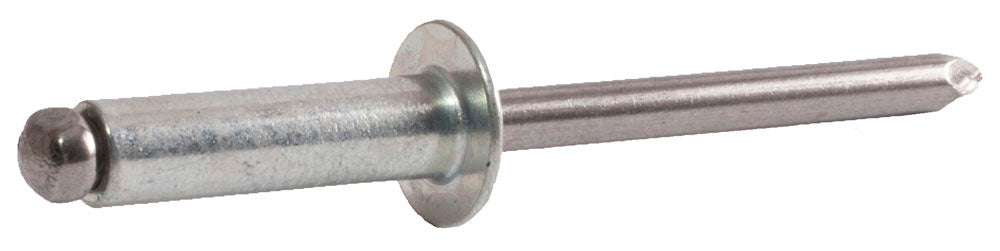 SBS 3-6 3/32 (.251-.375) x 0.475 Button Head Steel Rivet / Steel Mandrel - Package (500)