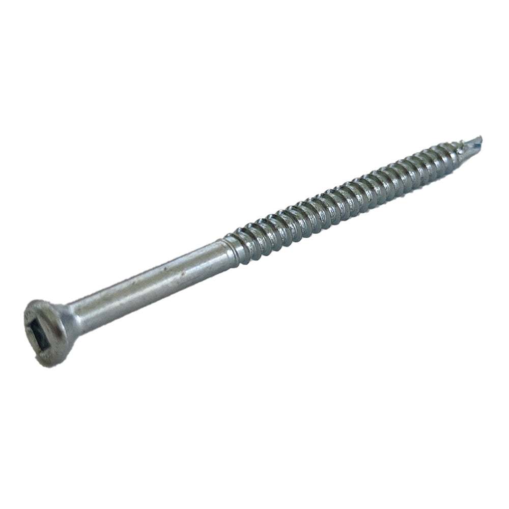 6-20 x 2-1/4 Strong Point® Square Drive Trim Head Self Drilling Screw Zinc Plated - Carton (3000)