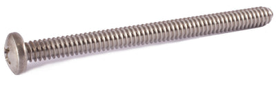 10-32 x 2 1/2 Phillips Pan Machine Screw 18-8 SS - FMW Fasteners