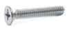 1/4-20 x 2 Phillips Flat Machine Screw Zinc - FMW Fasteners