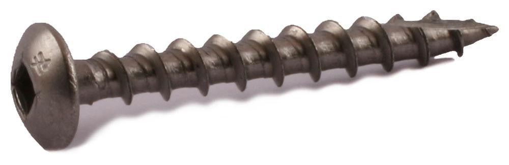 8 x 2 1/2 Simpson Truss-Head Wood Screws - Square Drive 305 SS - Carton (2000)