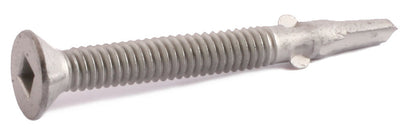 12 x 2 Simpson Flat-Head Self-Drilling Screw w/ Wings - Square Drive 410 SS - Carton (2500) - FMW Fasteners