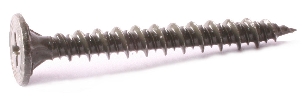 8 x 1 1/4 Phillips Wafer Hi-Low Cement Board Screws w/ Nibs Sharp Point Ruspert Coated - Carton (5000) - FMW Fasteners