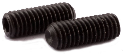 M10-1.50 x 25 Socket Set Screw Cup Point DIN 916 Black Oxide Alloy - FMW Fasteners