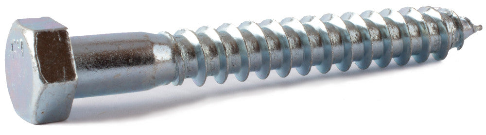 1/2 x 8 Hex Lag Screw Zinc Plated - FMW Fasteners