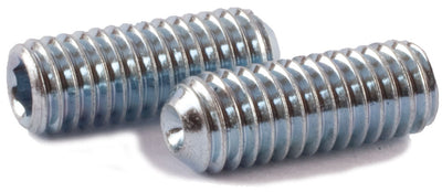 M6-1.00 x 12 Socket Set Screw Cup Point DIN 916 Zinc Plated - FMW Fasteners