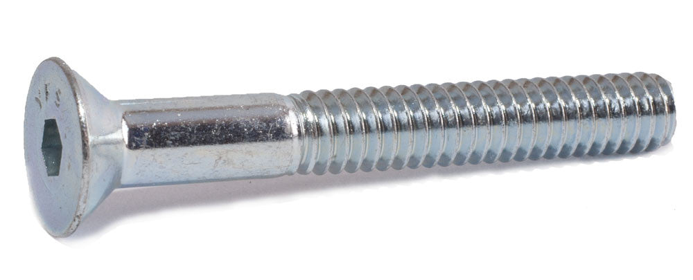 1/2-20 x 2 Flat Socket Cap Screw Zinc - FMW Fasteners