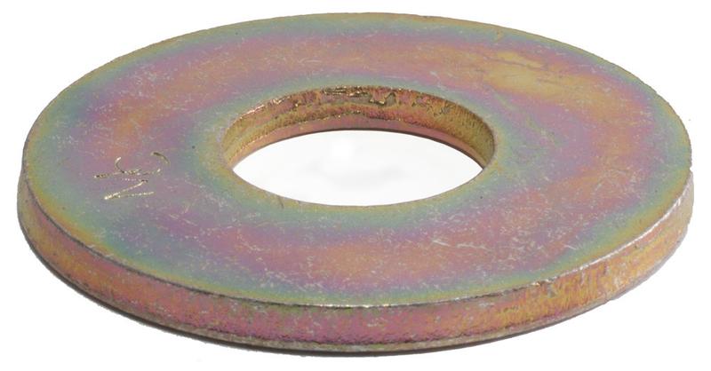 1 1/8 Grade 8 USS Flat Washer Yellow Zinc Plated